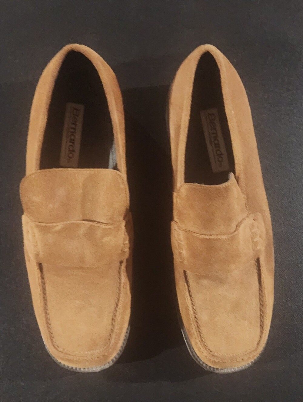 Bernardo Women's Brown Suede Loafers Size 9.5